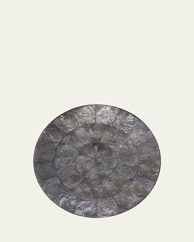 Gray Capiz Placemat